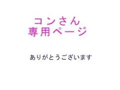 コン様専用ページ