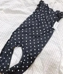 新品carter's 24m 黒水玉ロンパース