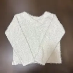 レディース ニット Vネック 長袖のサムネイル
