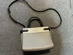 kate spade ショルダーバッグ　2way バイカラー　グレー　中古品
