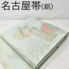 オールシーズン 衿秀の帯揚げ メッシュ唐草地紋④ 無地染（夏/冬/単衣