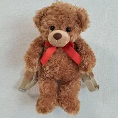 茶色のクマのぬいぐるみリュック