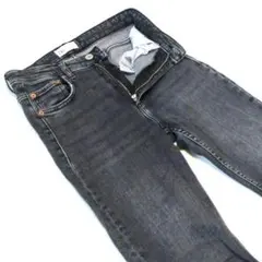 ●*●様 ザラ▼ストレッチスキニーハイウエストブラックデニム▼USA2▼ウエスト