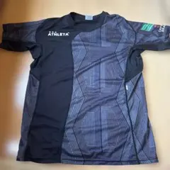 ATHLETA 半袖Tシャツ M ブラック 幾何学模様