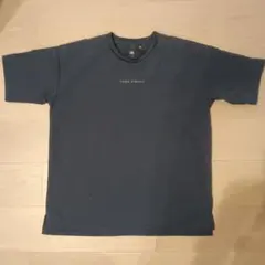 adidas シアサッカーTHREE STRIPESロゴTシャツ