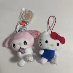 My Melody & Hello Kitty ぬいぐるみセット