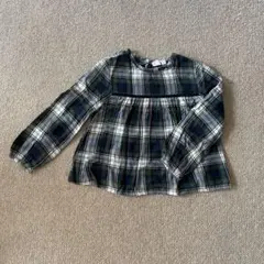 GAP KIDS チェック柄 長袖ブラウス サイズ10歳（140cm）