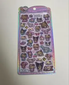 うるちゅるポップシール 日焼けキティ　ボンボンドロップシール