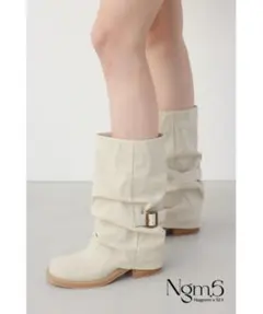 SLYNgm.S LOOSE ブーツ Mサイズ アイボリー