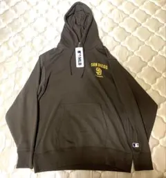 MLB パドレス　パーカートレーナー　スウェット長袖ダルビッシュ所属　ブラウンL