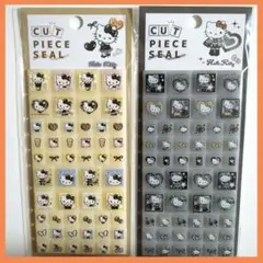 【正規品・匿名配送】ハローキティ　カットピースシール　ギャルキティ　ヒョウ柄