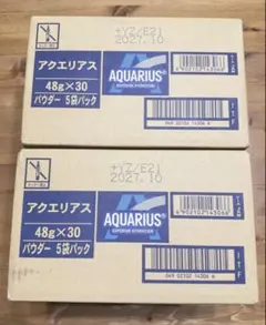 アクエリアスパウダー 48g×30袋、2箱セット、2027.10