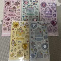 サンリオキラキラジュエルシール5枚セット