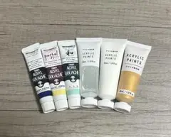 アクリル絵の具 6色セット