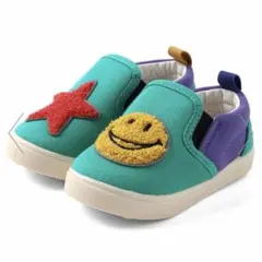 【新品未使用】BREEZE 左右迷わない!スリッポン　グリーン　15cm