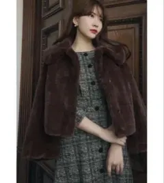 herlipto Winter Love Faux Fur Coat