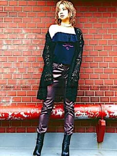 新品タグ付き　HYSTERICGLAMOUR LOGO LACE カーディガン