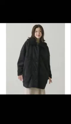 レトロガール RETRO GIRL BIGボアムートンコート （ブラック）