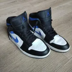 Nike Air Jordan 1 ブラック/ホワイト/ブルー ハイカット