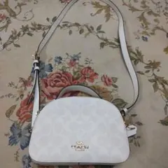 新品未使用コーチ ショルダーバッグ セレナ レザー ホワイト 白 2way値下げ