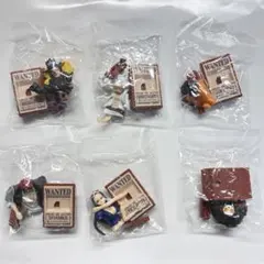 チョコサプワンピース ニカ ウソップ ロビン ブルック シャンクス 黒ひげセット