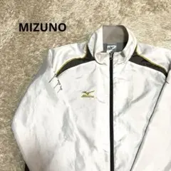 MIZUNO ミズノ　ウィンドブレーカー　シルバー　上　M ナイロンジャケット