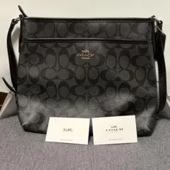コーチ ショルダーバッグ F29210 シグネチャー ブラック