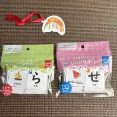 24時間以内発送 amifa ひらがなカード 2種セット 知育玩具 セリア
