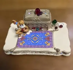 Disney アブー 魔法のじゅうたん アラジン 小物入れ フィギュア - メルカリ