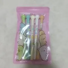 かわいい動物キャラクターの文具セット 6本入り