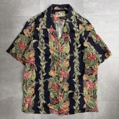 TORI RICHARD アロハシャツ 半袖シャツ 総柄 XL ハワイ