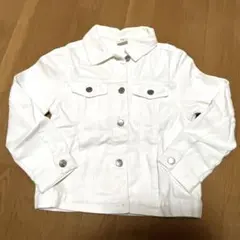 早い者勝ち‼️ZARA kidsホワイトデニムジャケット120㎝