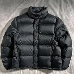 希少デザイン　ラルフローレン　ダウンジャケット　肉厚　黒　古着　y2k LL