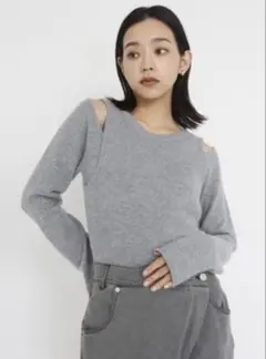 【2024完売品】hellam レイヤードカットトップスのサムネイル