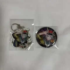 ツイステッドワンダーランド アクリルキーホルダー 缶バッジ シルバー