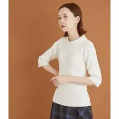 ロペピクニック♦︎ビック襟ニットプルオーバー