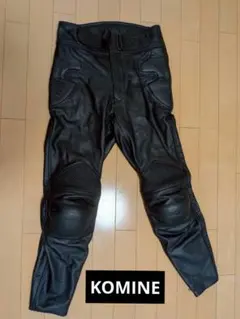 KOMINE コミネ 本革 レザーパンツ ライダースパンツ M 黒 ヴィンテージ