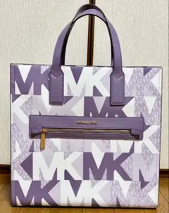 MICHAEL KORS★ロゴ トート/ショルダーバッグ 2WAY パープル