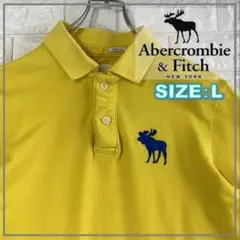Abercrombie & Fitch 刺繍ロゴ ポロシャツ L 4527のサムネイル