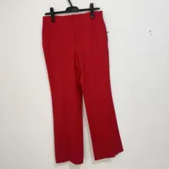 インディヴィ褒められパンツ洗える/接触冷感/UVケアスリット入りストレートパンツのサムネイル