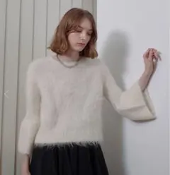 laubeblanc Feather Fringe Puff Top トップス - メルカリ