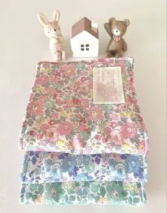 ふわふわリバティ6重ガーゼハンカチ　3枚セット　58i-3