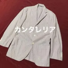 【美品】 カンタレリシアサッカージャケット ⭐️ SALE⭐️のサムネイル