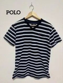 POLO COUNTRY SHIRT M ネイビー　ポロ