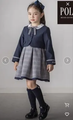 卒園式　入学式　フォーマルワンピース　POLO