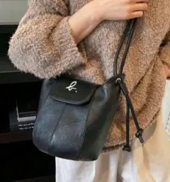 新品　Agnes b ブラック　ショルダーバック