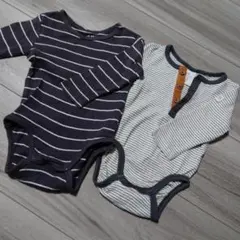 H&M ロンパース 2点セット