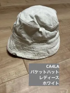 【CA4LA】バケットハット／レディース／ホワイト