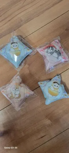 クッキョンチーム 星型クッション 4個セット