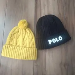 ベビー ニット帽 2点セット